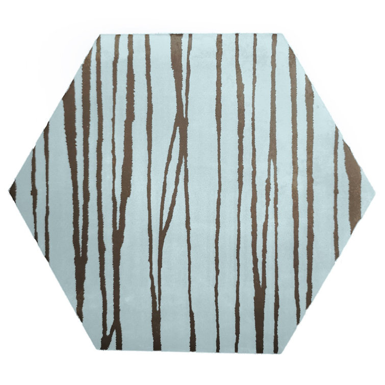 Modern Hex Zen 9" Multicolor Matte Porcelain Tile