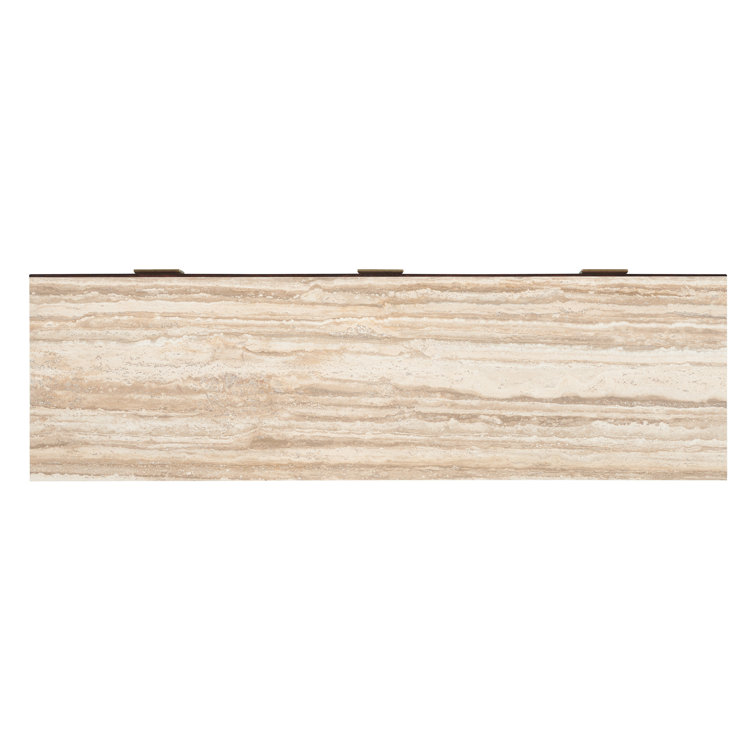 Tiburon 68'' Beige Brown Stone Top Sideboard