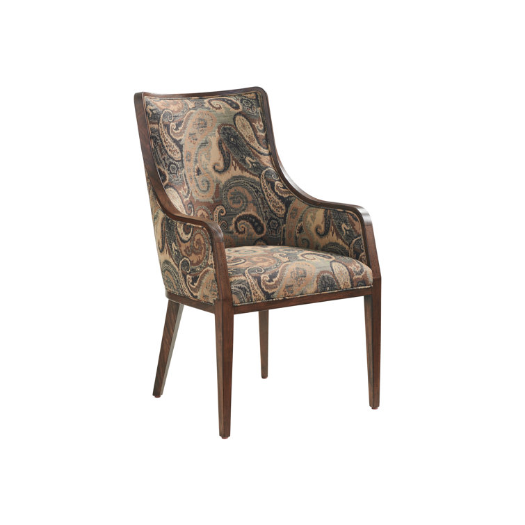 Bromley Golden Maize Chenille Upholstered Arm Chair