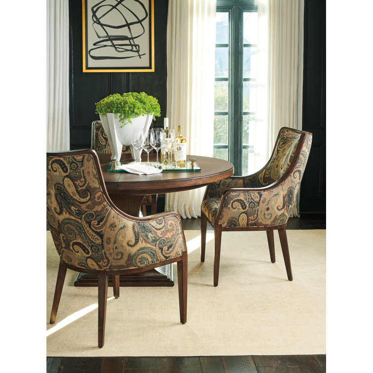 Bromley Golden Maize Chenille Upholstered Arm Chair