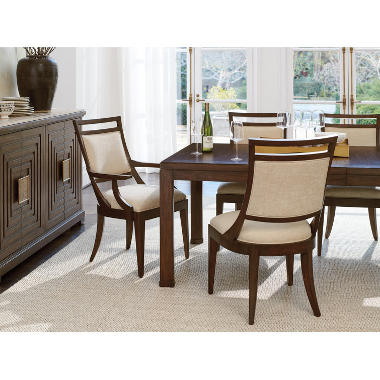 Silverado Driscoll Transitional Beige Upholstered Arm Chair