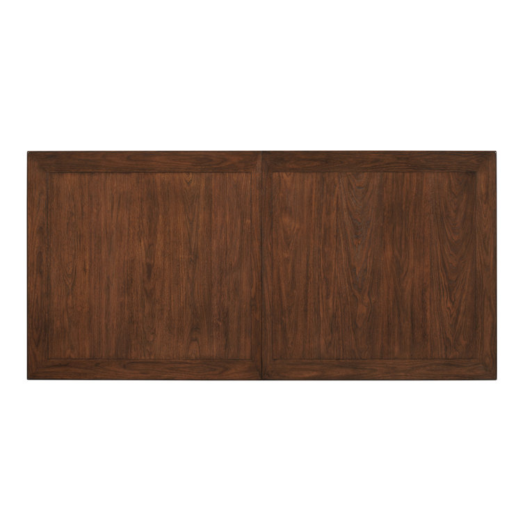 Elk Grove Mid-Century Modern Extendable Dining Table in Brown