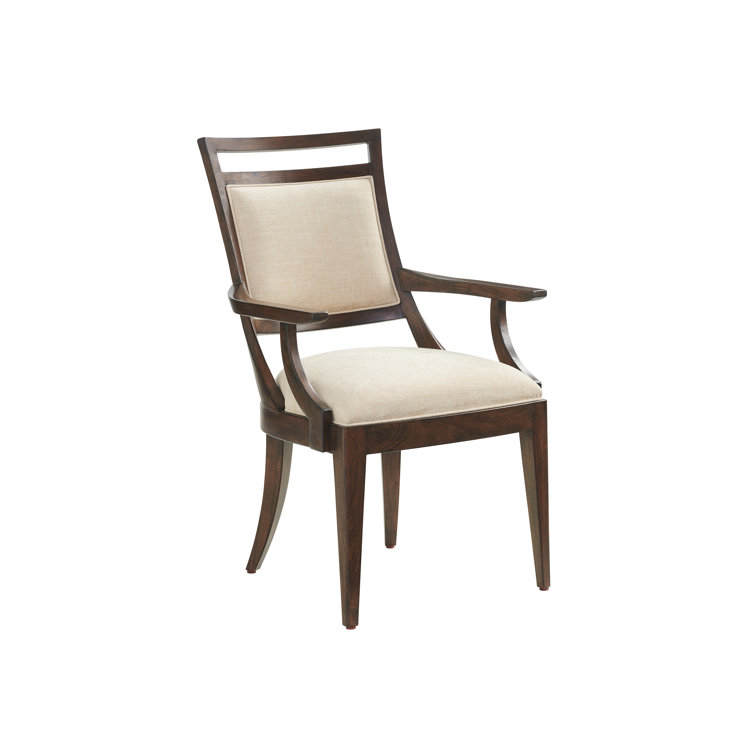 Silverado Driscoll Transitional Beige Upholstered Arm Chair