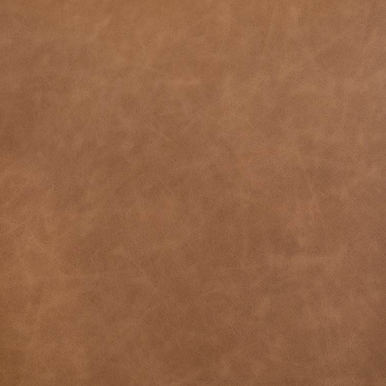 Sonoma Butterscotch Leather Barrel Accent Chair