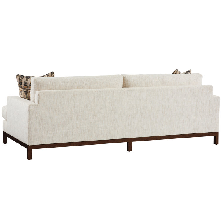Barclay Butera Ocean Bronze 88'' Upholstered Sofa with Down Fill Cushions