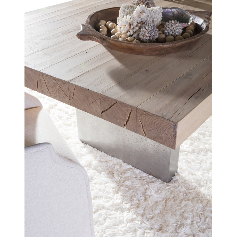 Gray and Brown Rectangular European Oak Dining Table