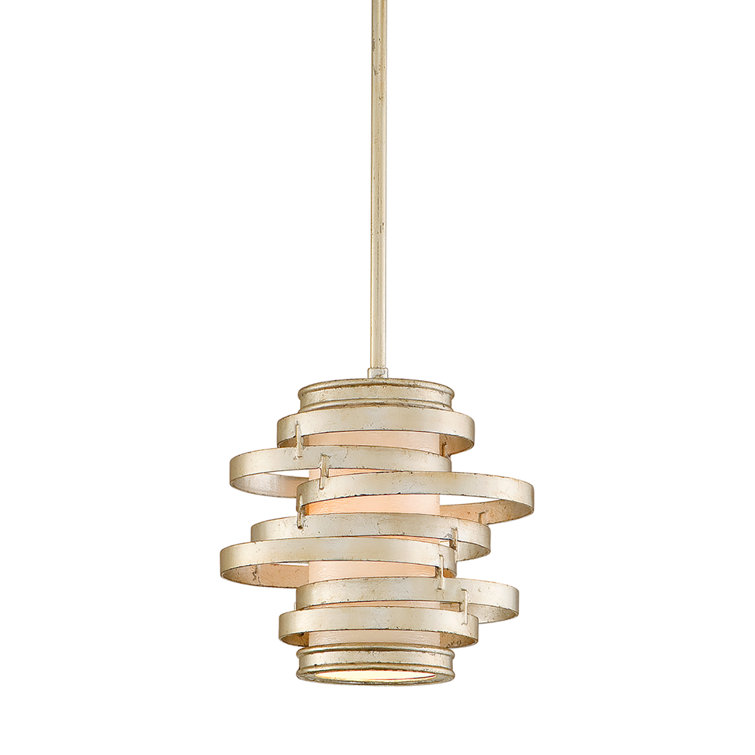 Mini Silver Glass LED Pendant Light