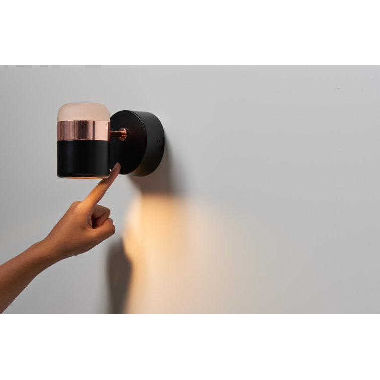 Ling 6-Light Black/Copper LED Linear Pendant