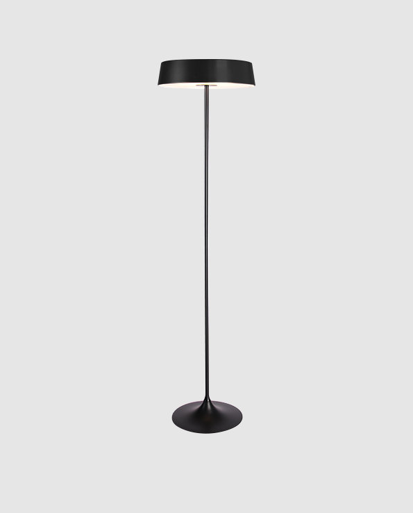 Seed Design 55'' Matte Black Traditional LED Floor Lamp