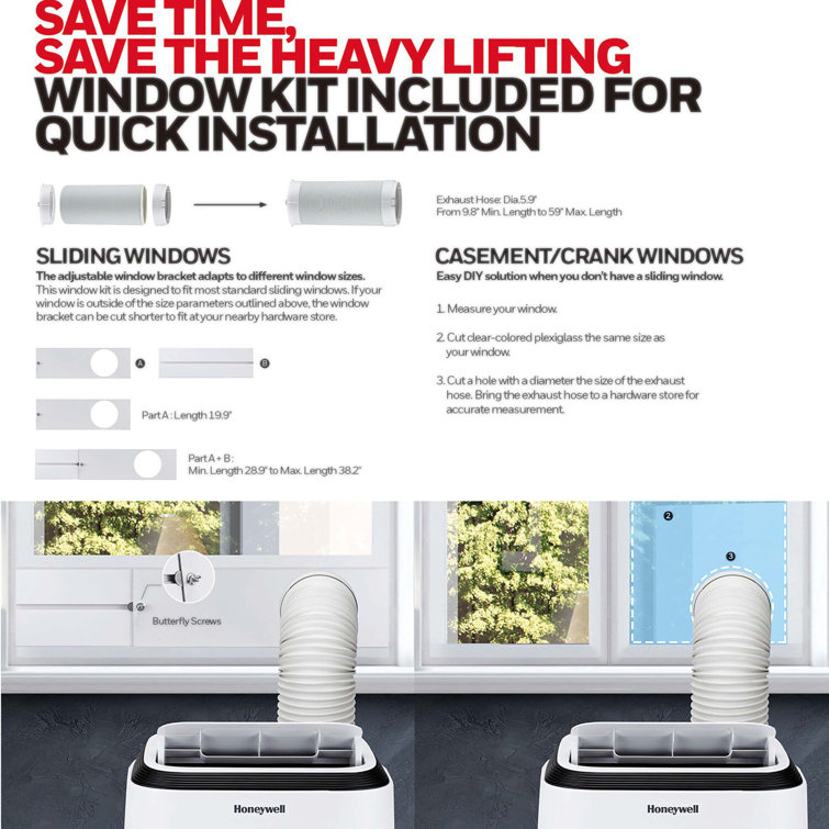 Honeywell 9,900 BTU White Portable Air Conditioner with Remote