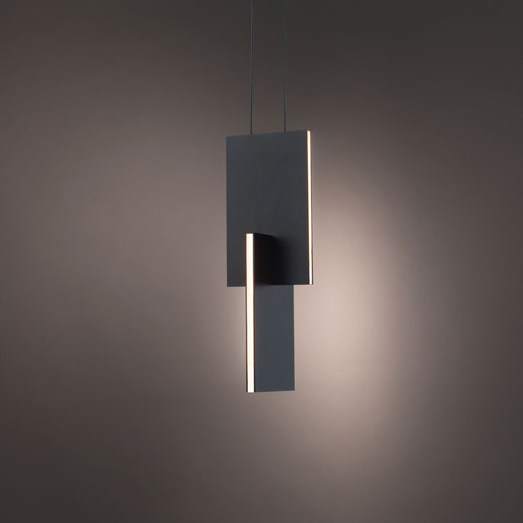 Amari Black Mini LED Pendant with Acrylic Diffuser