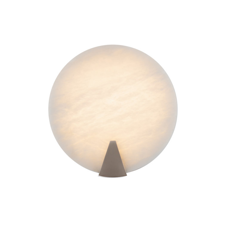 Antique Nickel Dimmable LED Wall Sconce with Frosted Glass