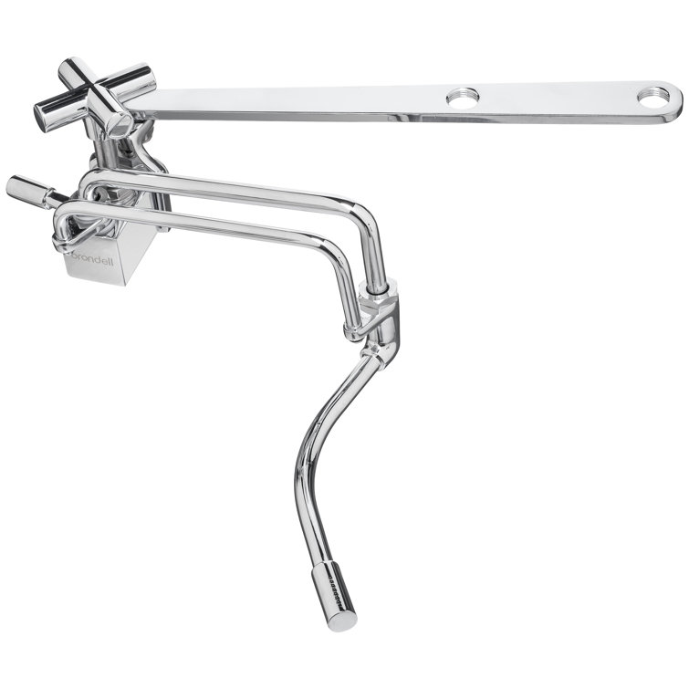 Chrome Side-Mounted Adjustable Spray Bidet Attachment