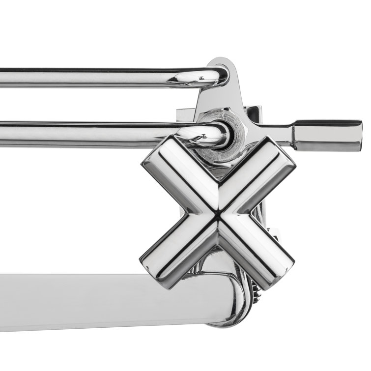 Chrome Side-Mounted Adjustable Spray Bidet Attachment