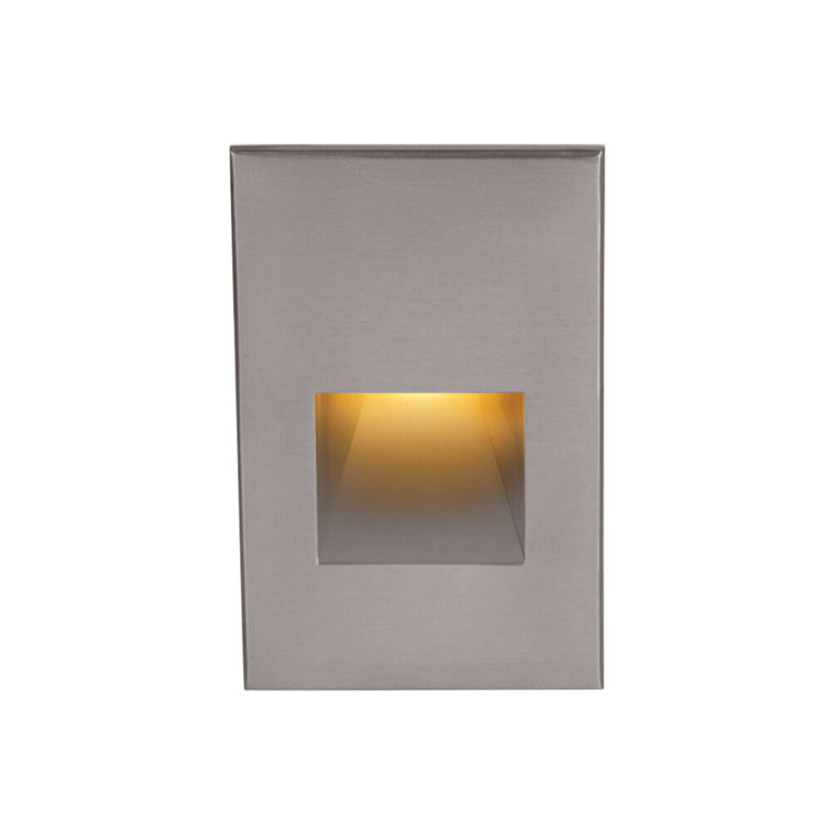 Sleek Stainless Steel Dimmable LED Step and Wall Light