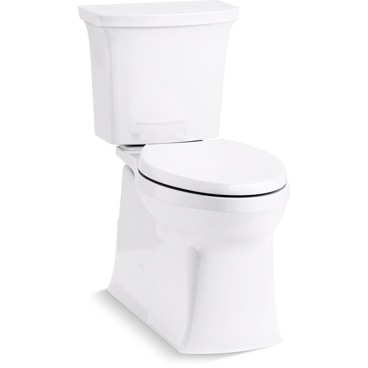 White High Efficiency Elongated Two-Piece Toilet
