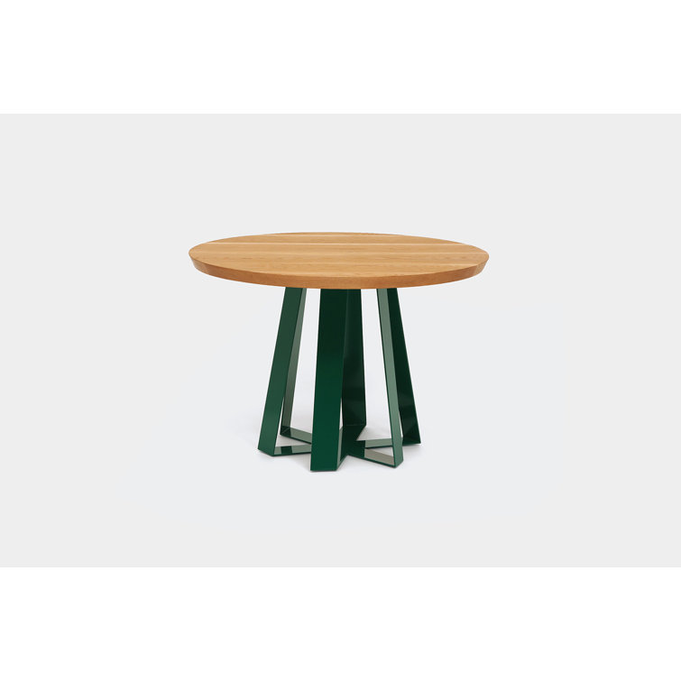 Scandinavian Modern 42" Round Walnut Dining Table