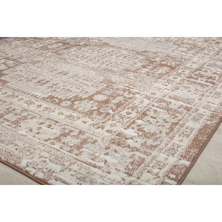 Misty Harbor 5' x 7' Gray Ocean-Themed Transitional Area Rug