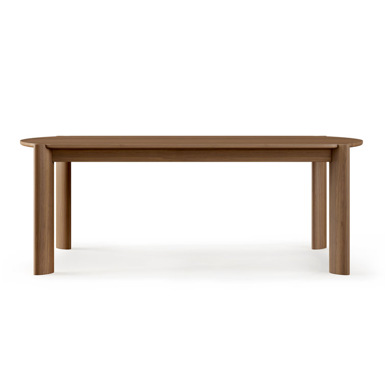 Walnut Oval Scandinavian Eight-Seater Dining Table
