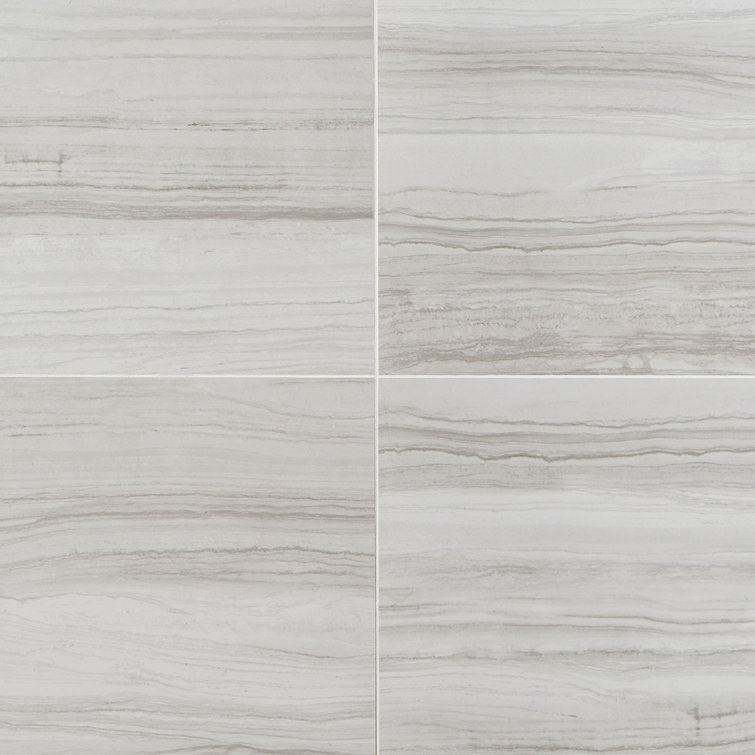 Luminus White Polished Porcelain Large Format Tile