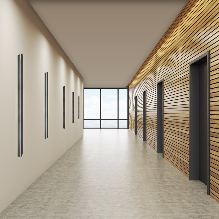 Modern Black Matte 59" LED Wall Sconce