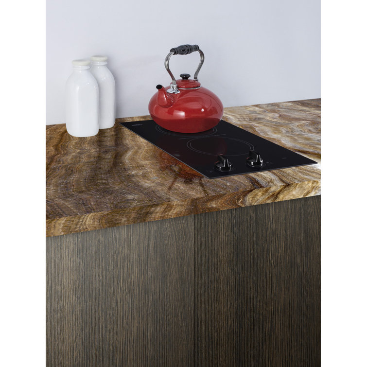 Black Ceramic Glass 2-Burner Electric Induction Cooktop