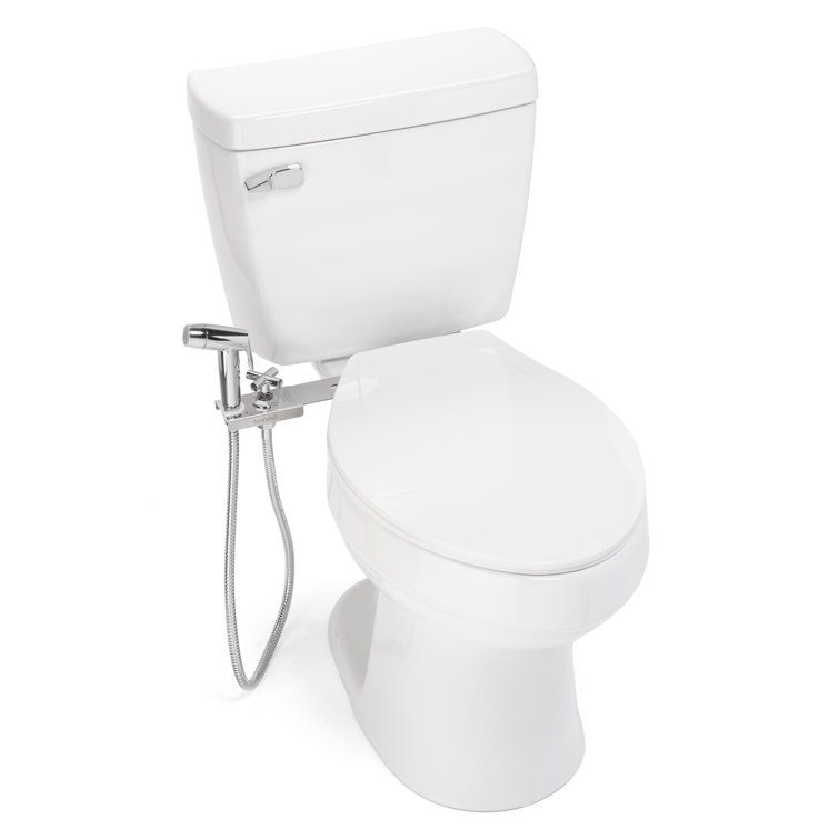 Stainless Steel Hand-Held Bidet Sprayer with Holster and Shut Off