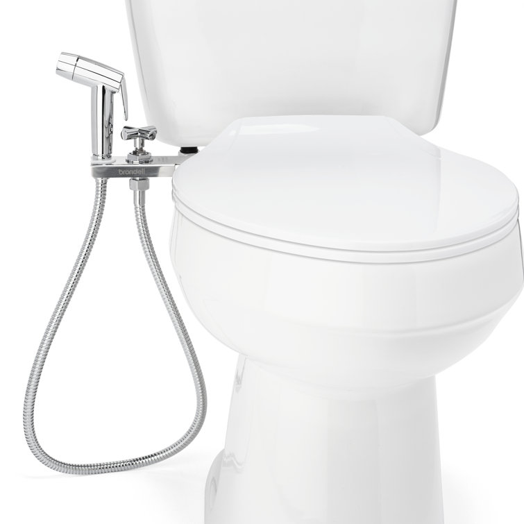 Stainless Steel Hand-Held Bidet Sprayer with Holster and Shut Off