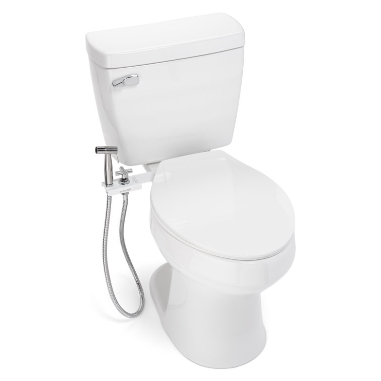 White Stainless Steel Handheld Bidet Sprayer with Holster