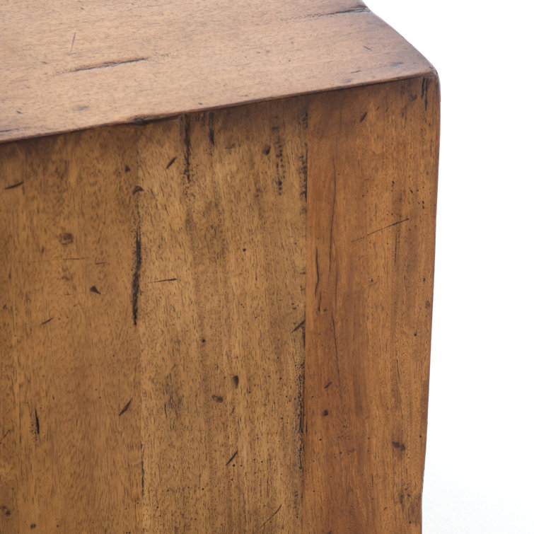 Parkview Contemporary Reclaimed Wood Square End Table