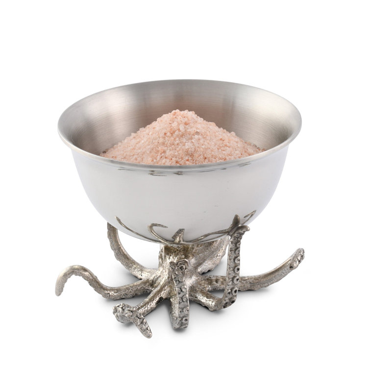 Cape Cod Mini Octopus Handcrafted Stainless Steel Serving Bowl