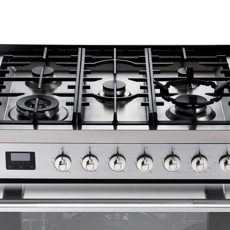 Empava 30" Stainless Steel Convection Gas Range with 5 Burners