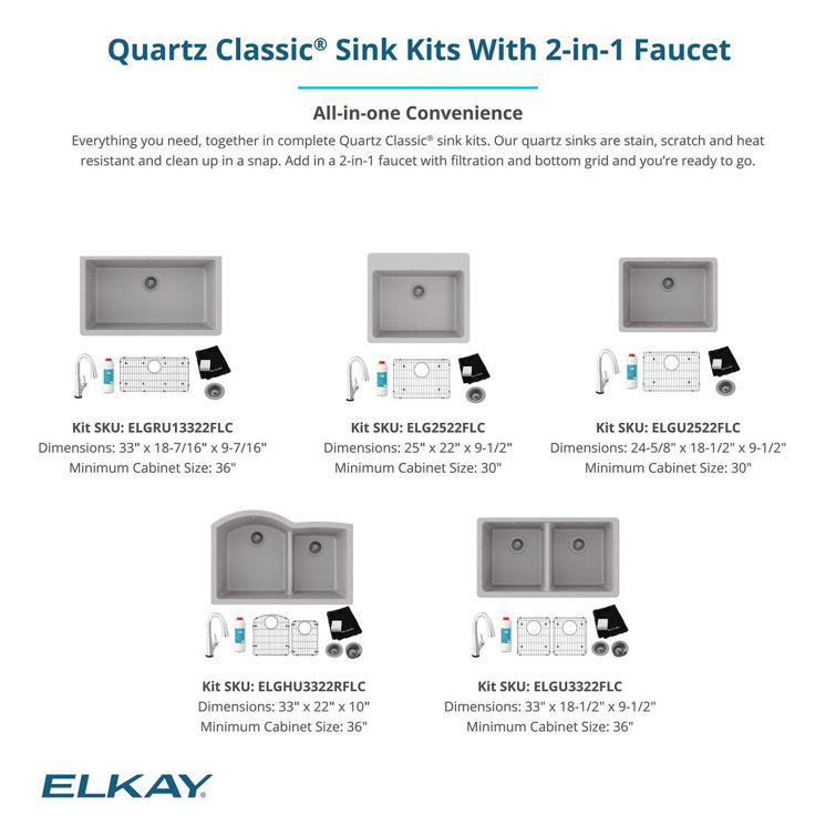White Quartz Double Bowl Undermount Kitchen Sink with Faucet
