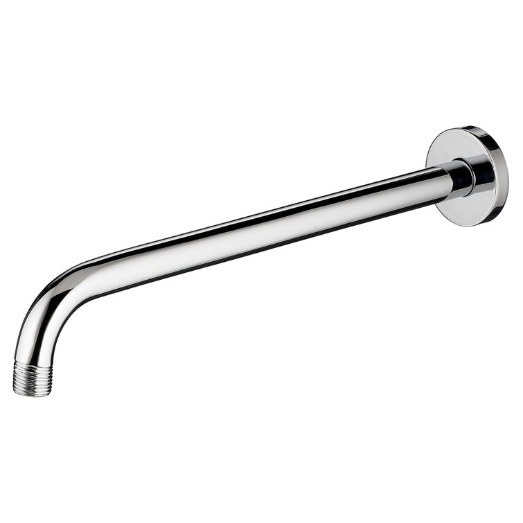 12-Inch Polished Chrome Right Angle Shower Arm