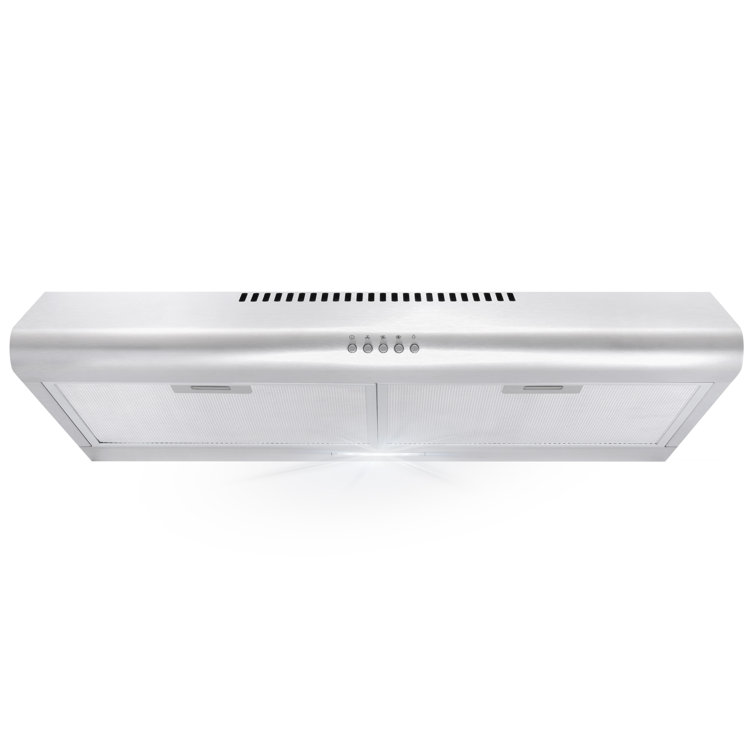 Cosmo 30'' Stainless Steel Convertible Under Cabinet Range Hood