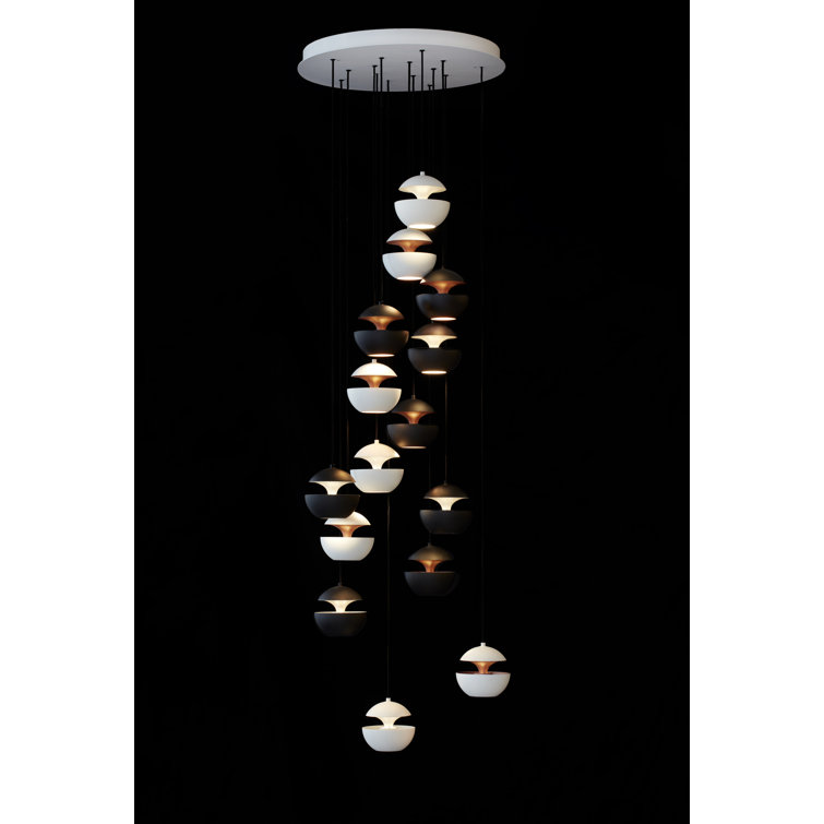 Here Comes The Sun Mini Pendant Light in Copper/White