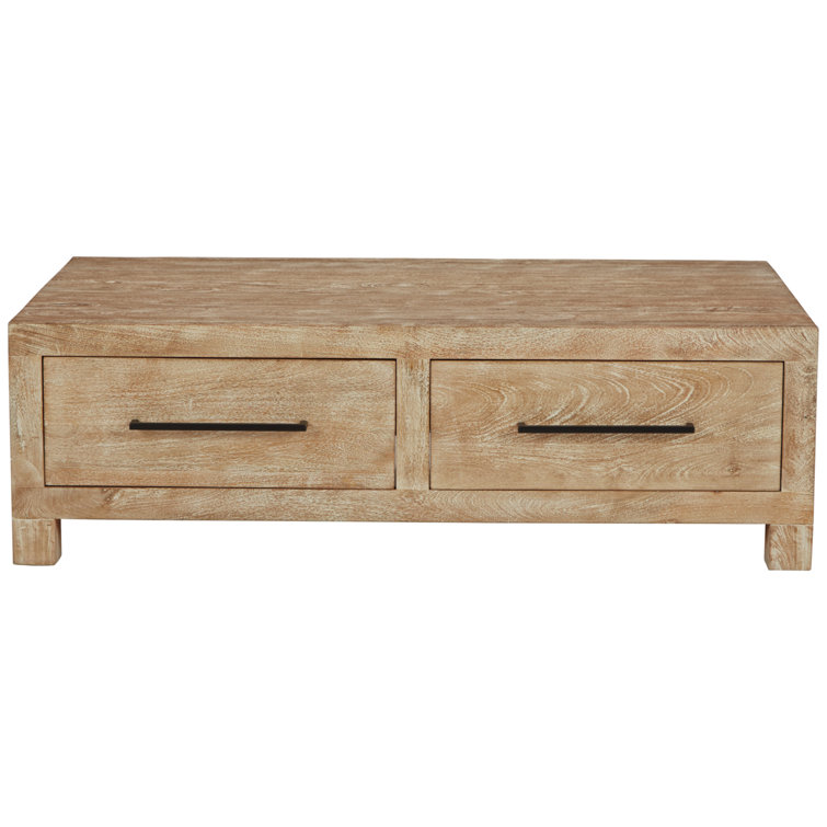 Belenburg Natural Mango Wood Coffee Table with Storage