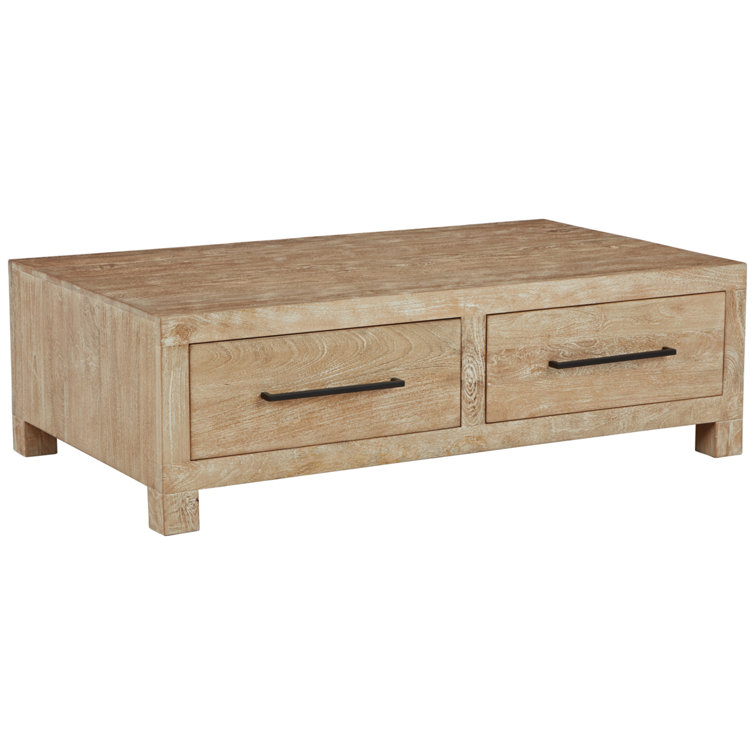 Belenburg Natural Mango Wood Coffee Table with Storage