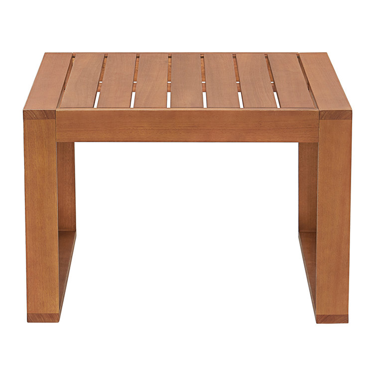 Weston 5-Piece Eucalyptus Wood Outdoor Set with Gray Cushions