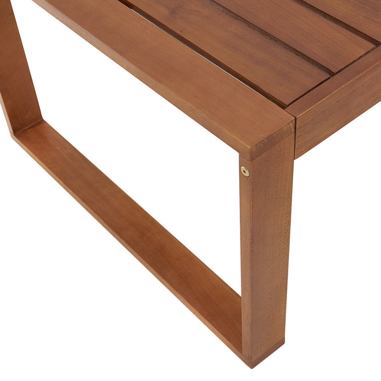 Weston 5-Piece Eucalyptus Wood Outdoor Set with Gray Cushions