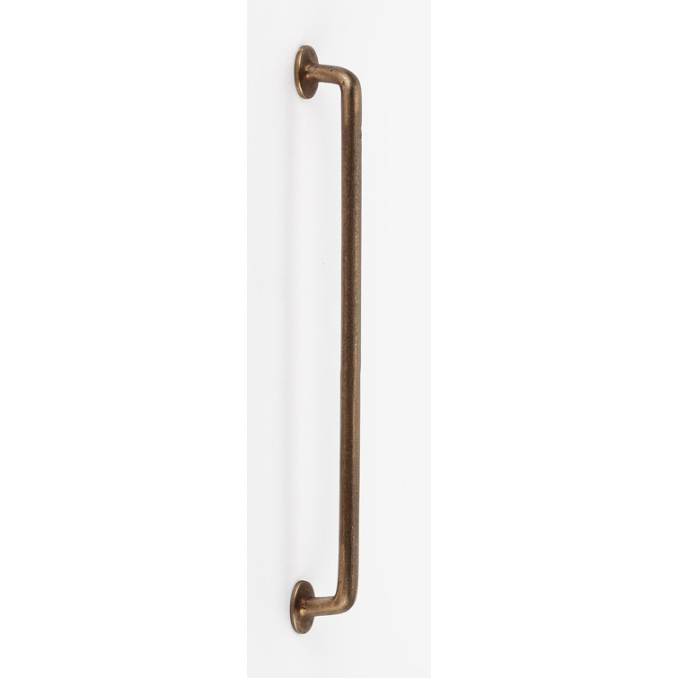 Rust Bronze Industrial Appliance Pull with Mounting Hardware