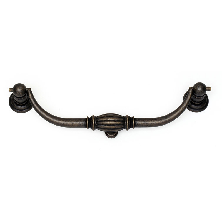 Barcelona Brass Traditional Drop Bail Handle with Mounting Hardware