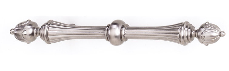 Antique English Brushed Nickel Appliance Pull with Mounting Hardware