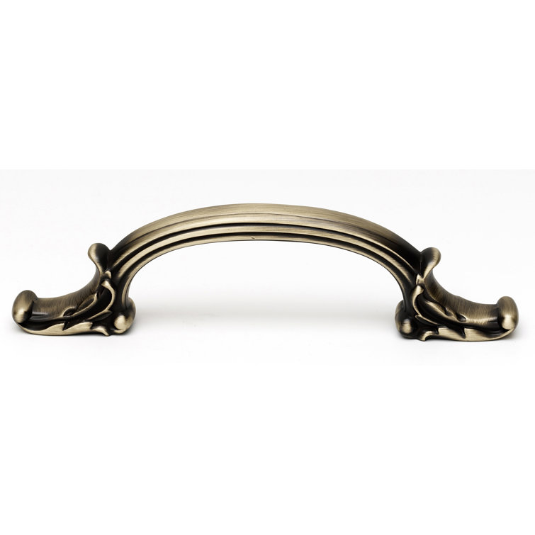 Antique English Matte Brass Traditional Cabinet Pull