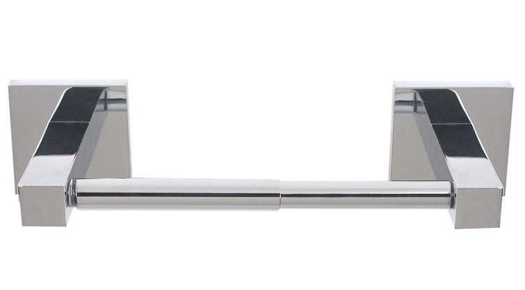 Polished Chrome Wall Mounted Toilet Paper Holder