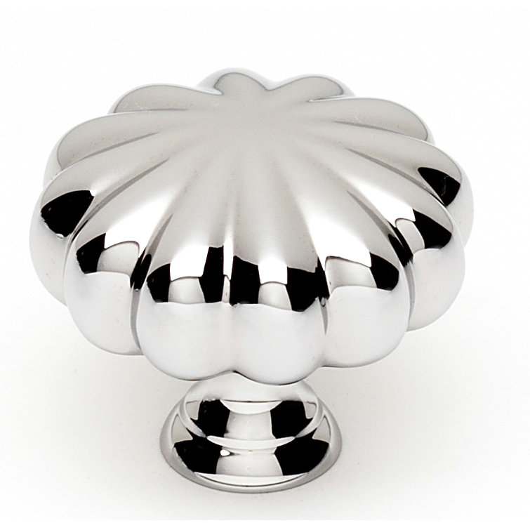 Polished Chrome Traditional Round Cabinet Knob