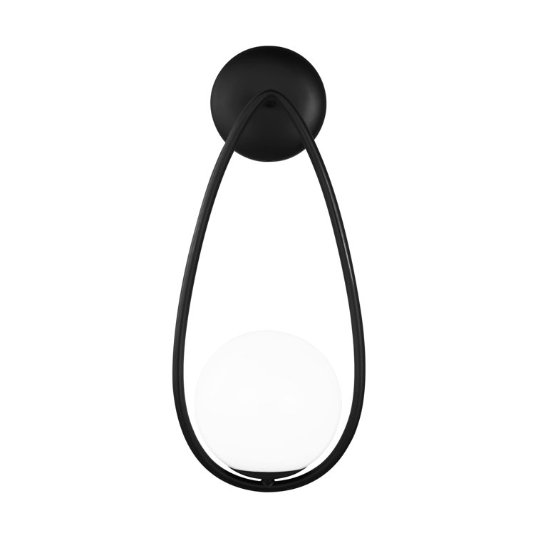 Galassia Midnight Black 18.75'' Direct Wired Wall Sconce