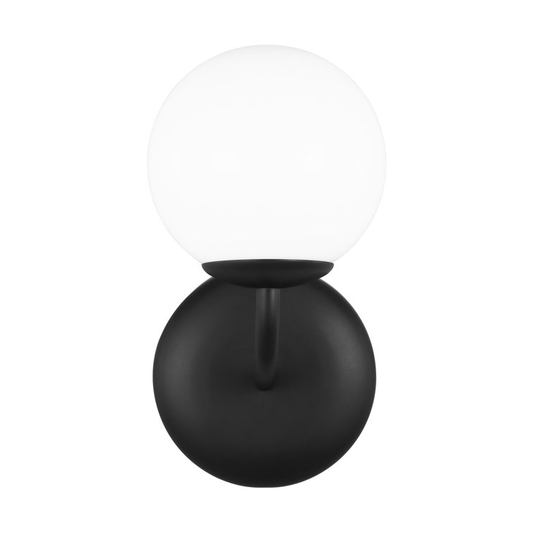Galassia Midnight Black 10" Dimmable Swanlike Vanity Light