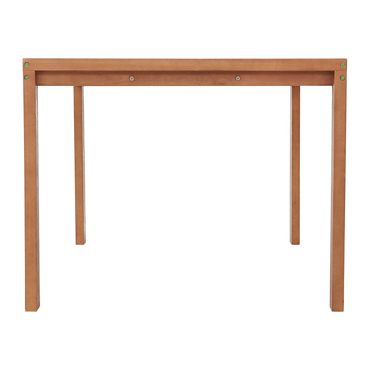 Weston 63" Natural Eucalyptus Wood Outdoor Dining Table