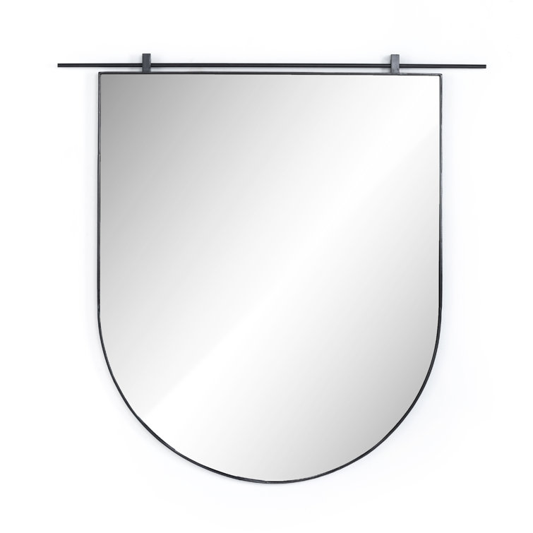 Artisan Gold Rectangular Wood Wall Mirror, 48" x 50"